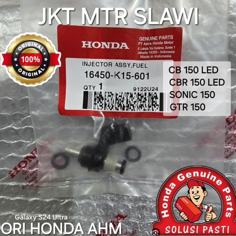 16450-K15-601 injector injektor cb 150, cbr 150, sonic, gtr 8 hole ori honda ahm