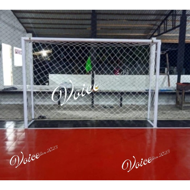 Jaring gawang futsal GTO ukuran tebal tali 4mm & 5mm jaring futsal indoor & outdoor