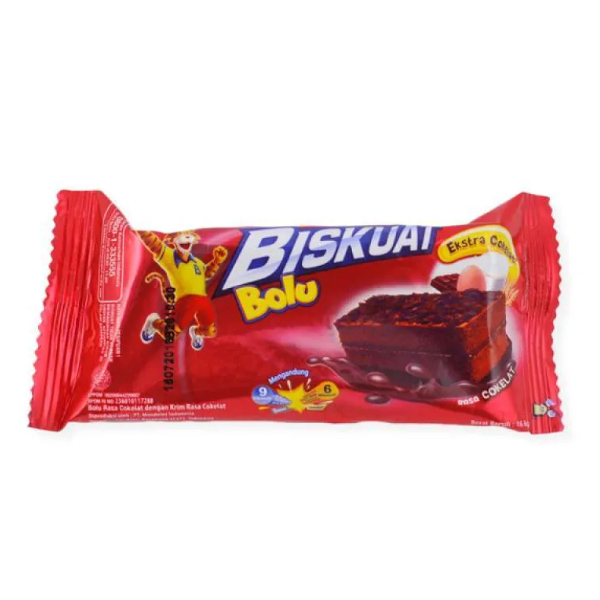 

JUAL PER 10 BUNGKUS Snack Biskuat Bolu Coklat 16.6gr