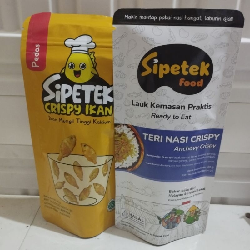 

Paket Sipetek Crispy Ikan Pedas & Teri Nasi