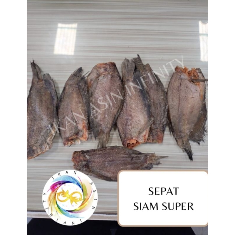 

Ikan Asin Sepat Siam (1000 gram / 1 Kg)