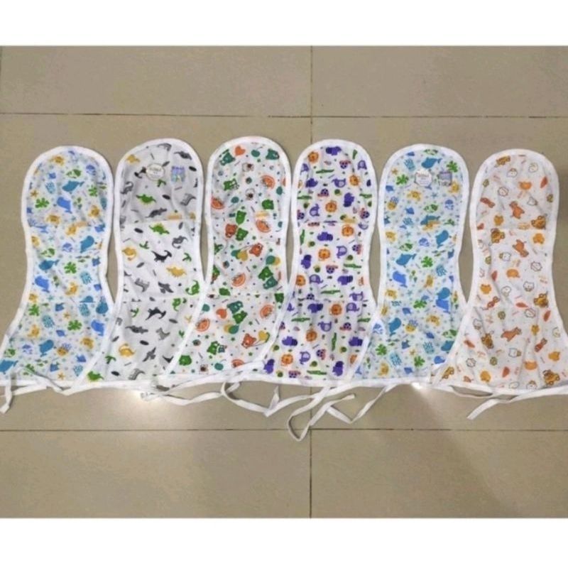 Usagi Sni || 12 Helai Popok Usagi Gold Putih | Popok Bayi Usagi Gold Putih Print Motif Karakter Sabl