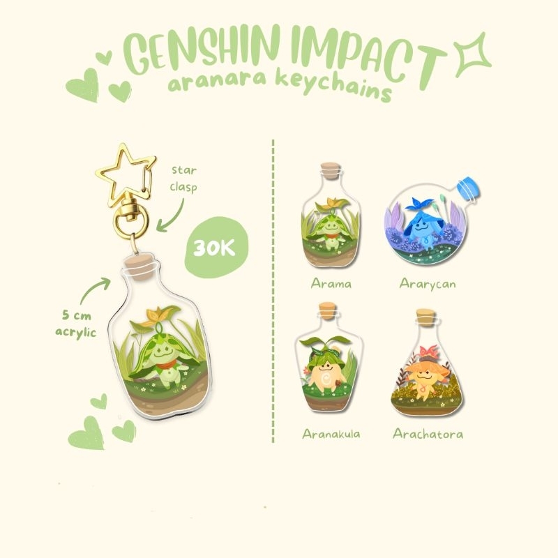 Genshin Impact Aranara Keychain