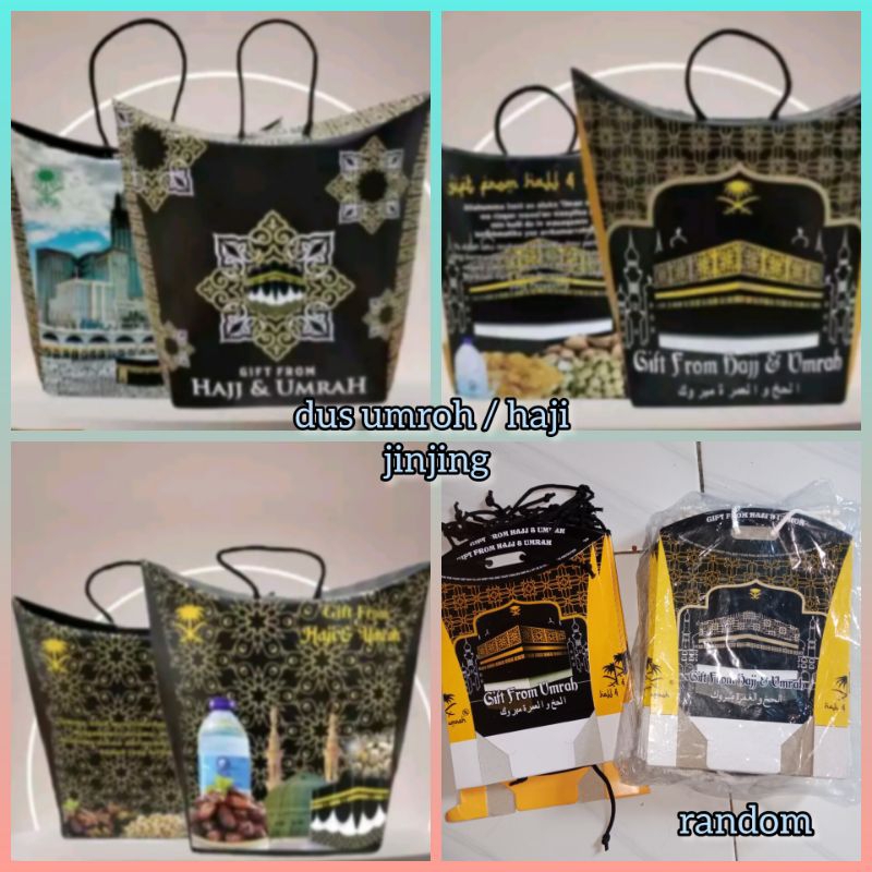 

Dus oleh oleh haji dan umrah Dus tali ready warna hitam
