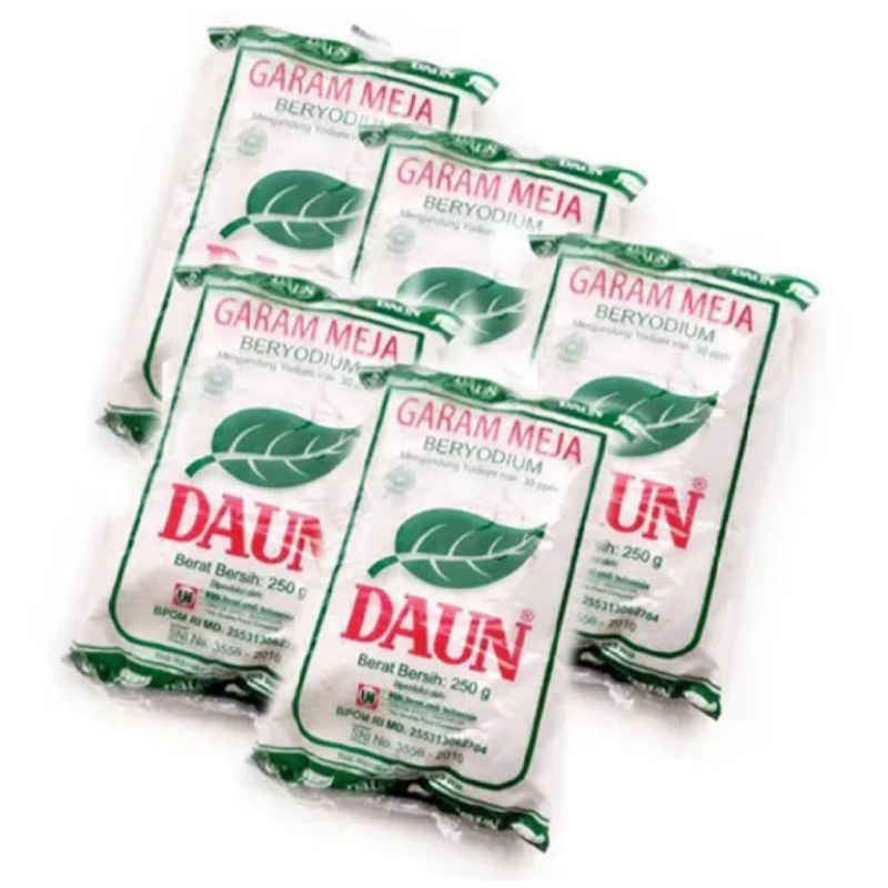 

Garam Beryodium Cap Daun Murah / Garam Meja Halus