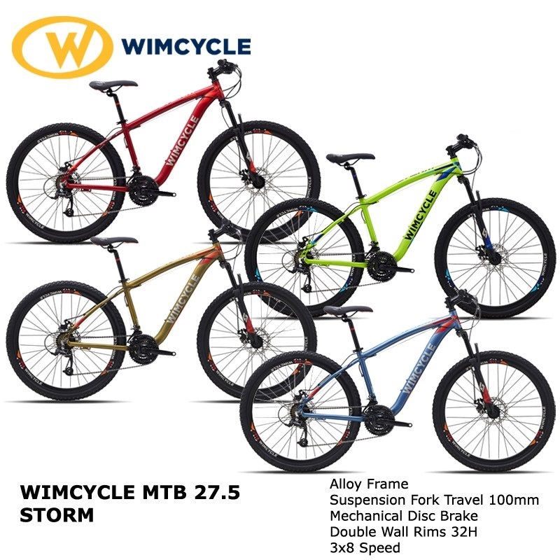 WIMCYCLE STORM [27.5 INCH] SEPEDA MTB