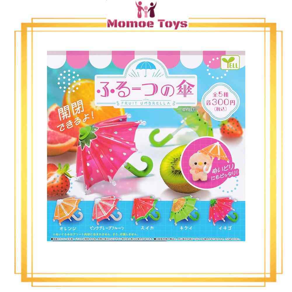Gashapon Gacha-Gacha Miniature Fruit Umbrella set of 5 Original Japan
