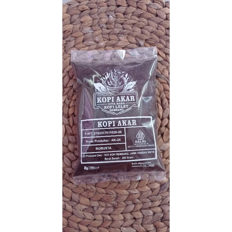 

KOPI AKAR CITA RASA, Kopi Lelet Viral Kemasan 200Gr
