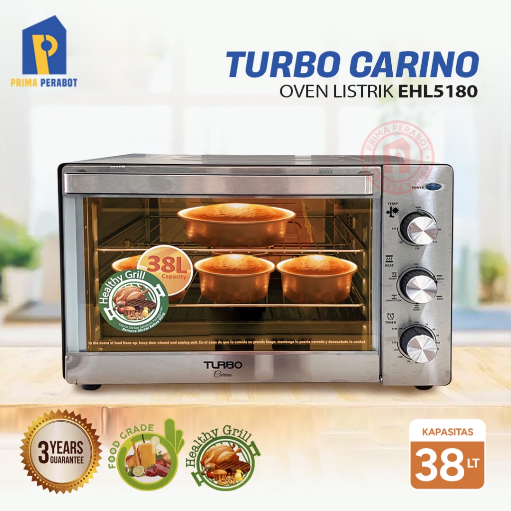 Oven Listrik Turbo 38 Liter 550 Watt EHL 5180