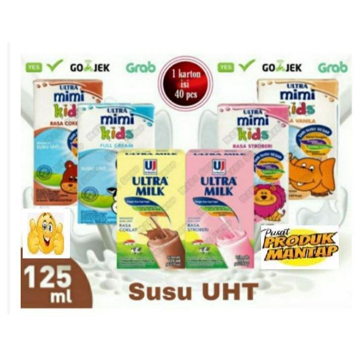 

Ultra Jaya 125 ml (pc) / Ultra Milk / Susu UHT Ultra Milk