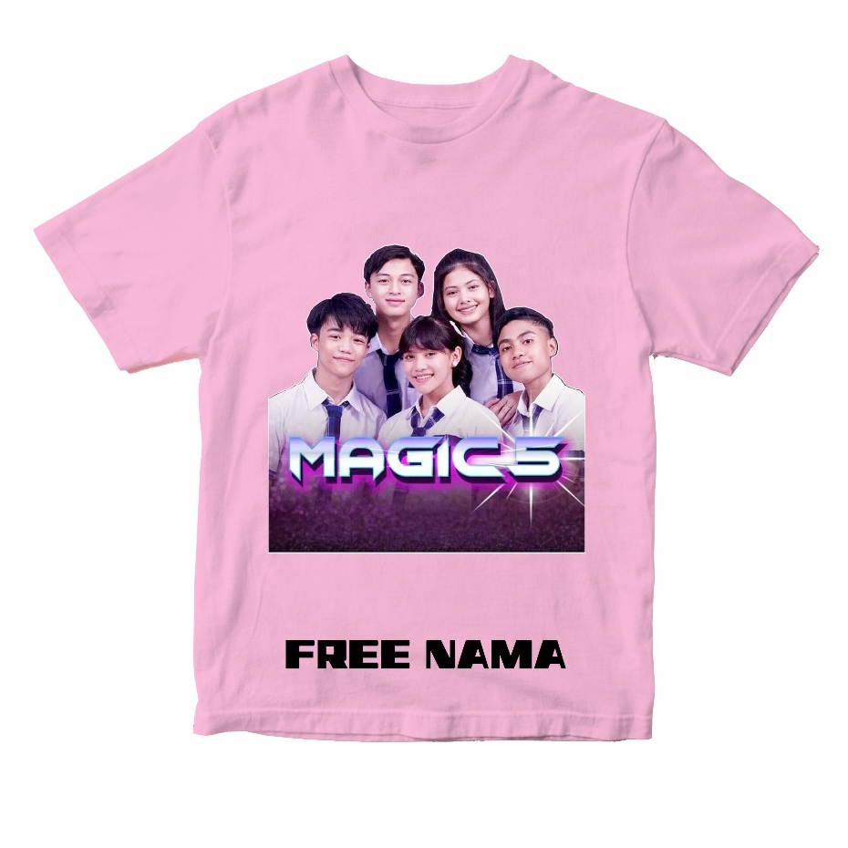 BAJU KAOS ATSAN ANAK MOTIF KARAKYTER MAGIC 5 ARTIS INDOSIAR