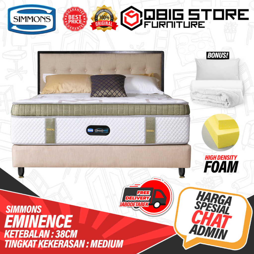 Springbed SIMMONS Eminence Kasur / Spring Bed Simmons Matrass
