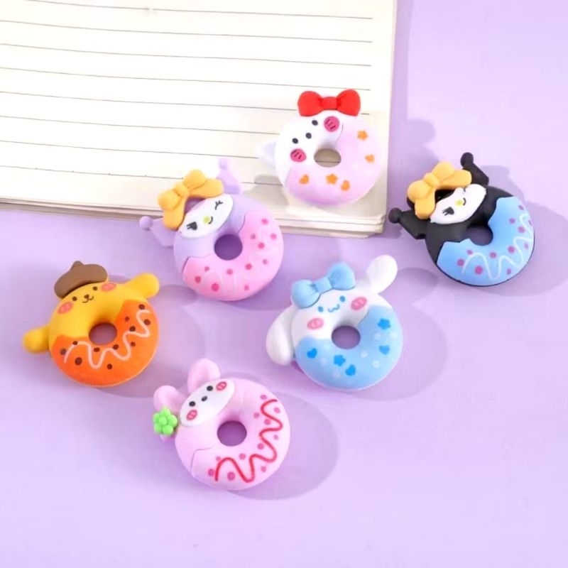 

PENGHAPUS DONUT SANRIO | PENGHAPUS PENSIL 3D