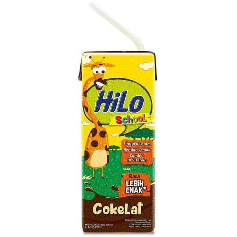 

HiLo UHT Susu Cair Cokelat 200 ml