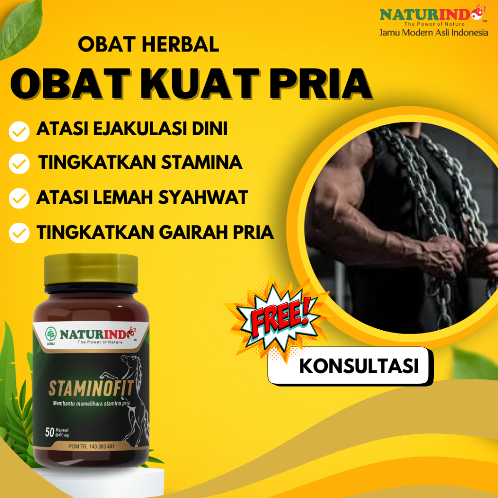 Obat Stamina & Ejakulasi Dini Lemah Syahwat Impotensi Original Staminofit Naturindo