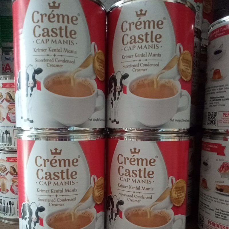 

creme castle cap manis 500gr kaleng susu SKM krimer kental manis