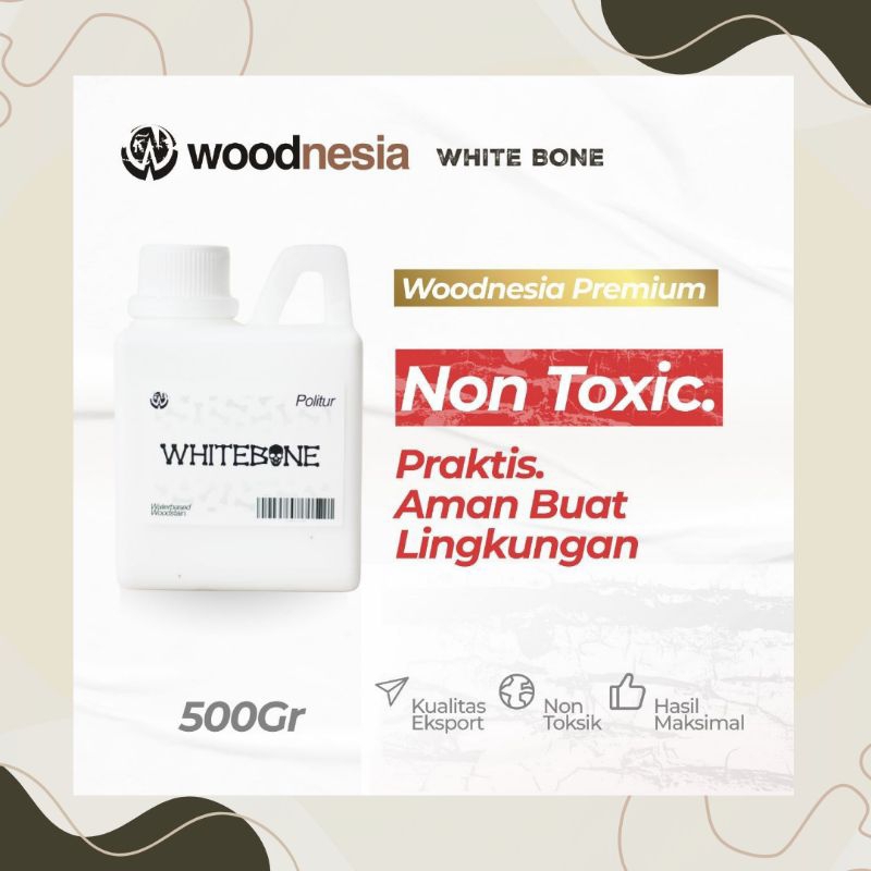 Cat duco putih cat kayu dasar politur kayu putih bisa untuk besi juga woodnesia whitebone cat primer