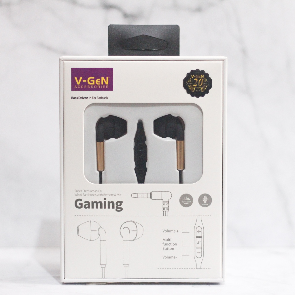 V-GeN Earphone VEP1-15 Wired Handsfree Headset Gaming