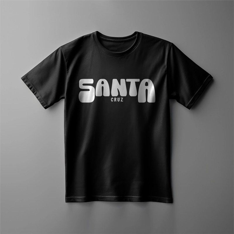 Cotton T-Shirt Santa Cruz baju kaos pakaian