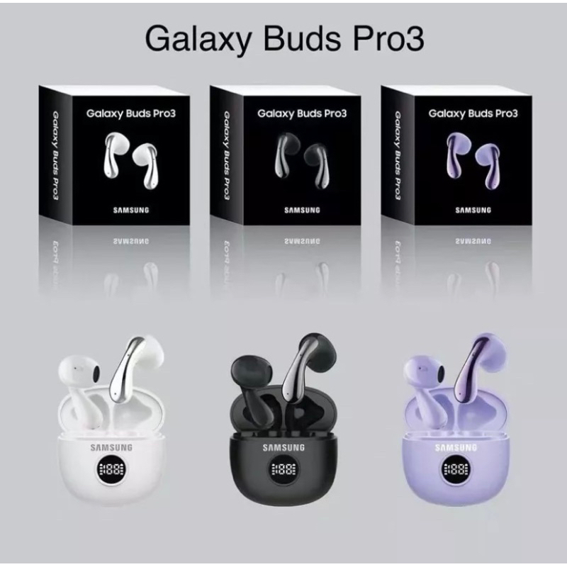 Headset Bluetooth Galaxy Buds Pro 3 R520 ORI OEM Super Clone 1:1 Earphone Wireless