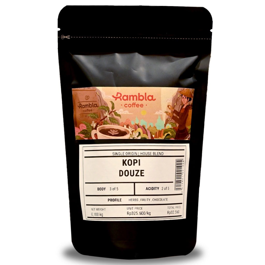 

Rambla Coffee - Kopi Douze House Blend 100 Gr