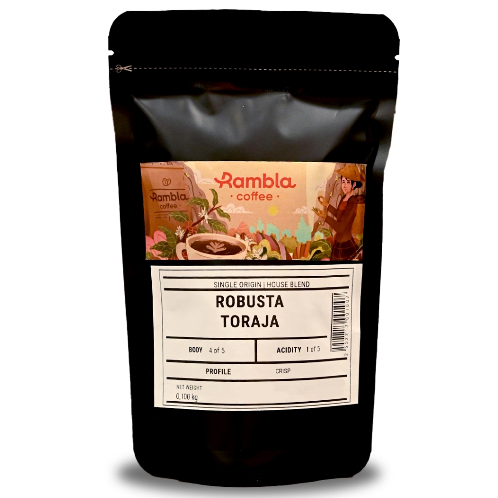 

Rambla Coffee - Kopi Robusta Toraja Single Origin 100 Gr