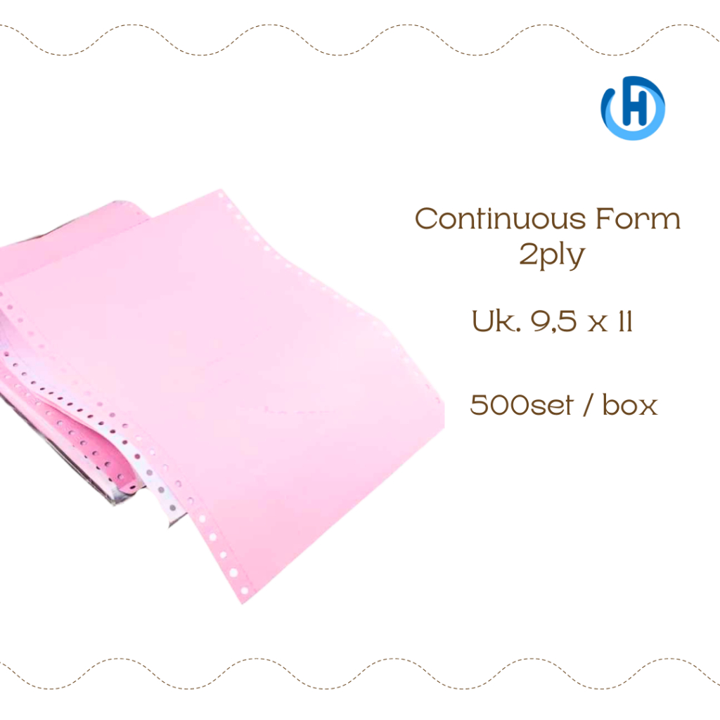 

CONTINUOUS FORM (CF) 2 PLY 9.5 X 11 atau 9.5 X 11/2 i-Form Econo