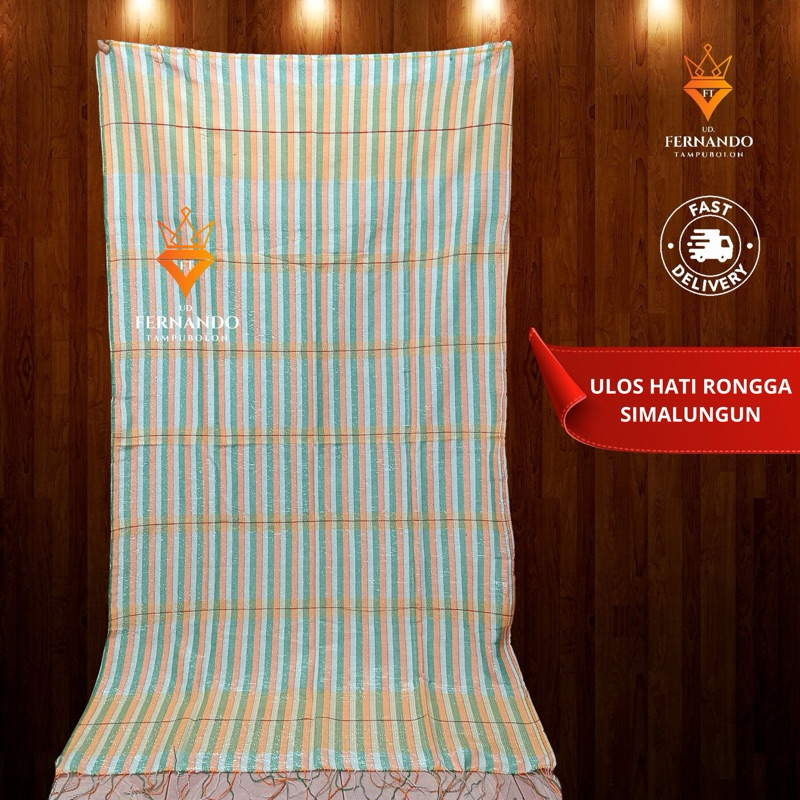 Ulos Hati Rongga Simalungun Pakaian Tradisional Batak Kain Tenun Asli Tangan Siantar Bahan Premium B