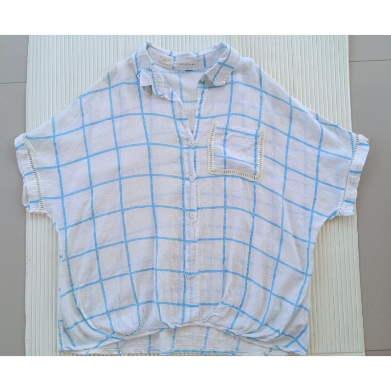 Preloved/Thrift Kemeja Crop Oversize Korean Style The Store