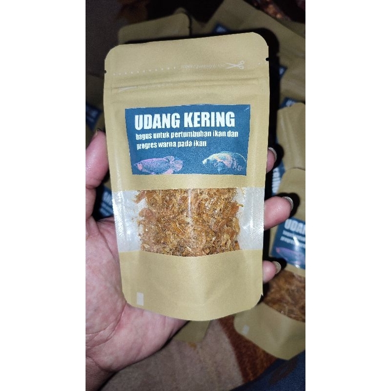 pakan ikan udang kering