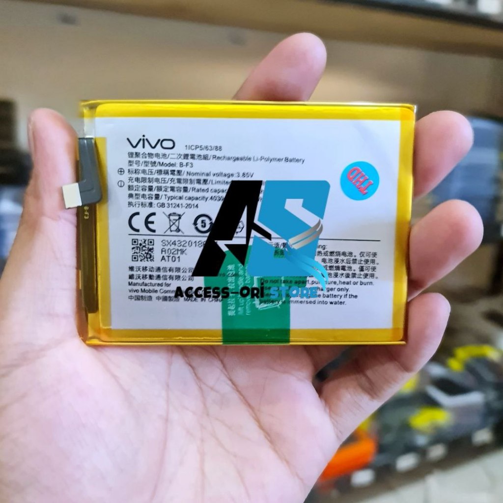 Batre Baterai B-F3 Original HP Vivo Y91 1816 1817 1820 1811 Batrei Battery Tanam