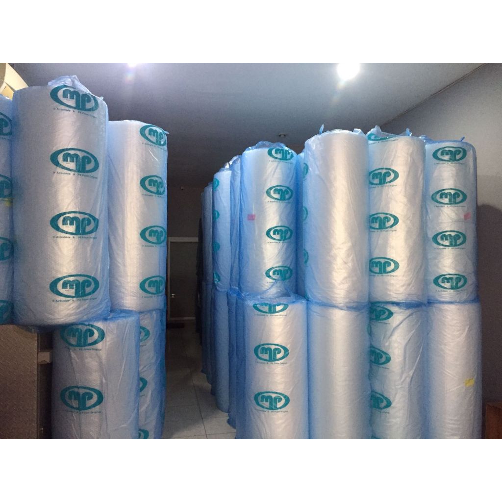 

Mulia Pack (MP) BubbleWrap bungkus Biru uk:125cmX50m Bening