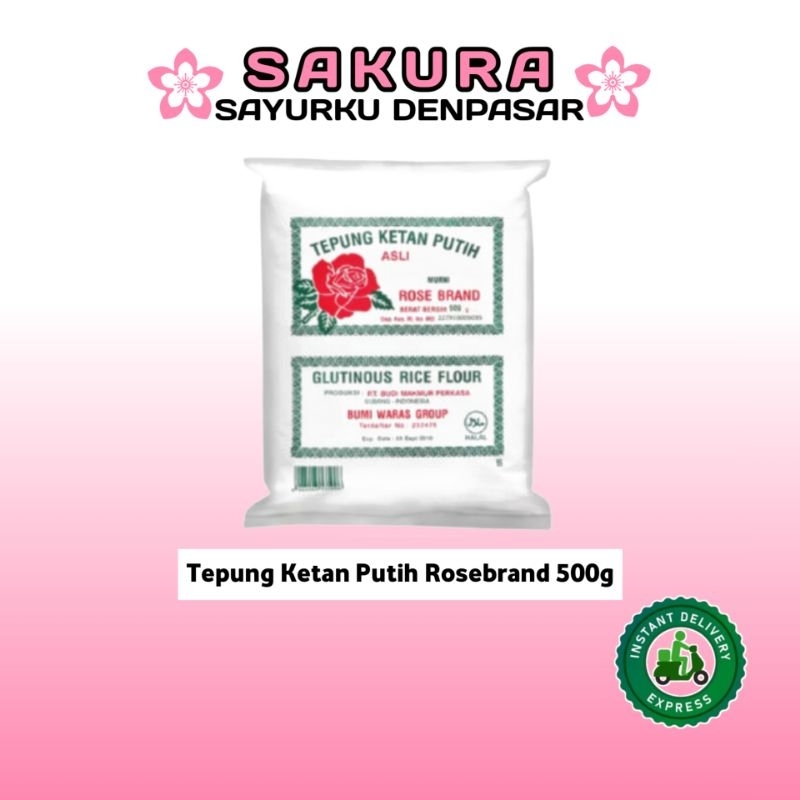 

Tepung Ketan Putih Rosebrand 500g - SAKURA
