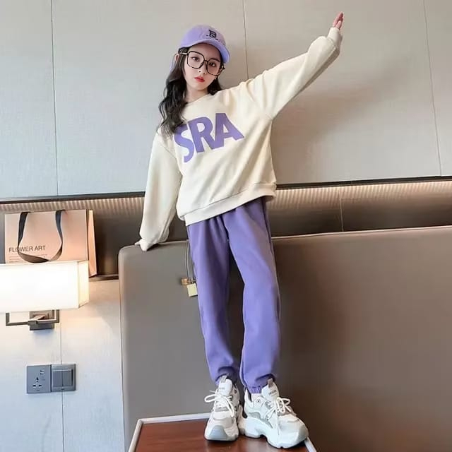 Setelan anak perempuan 2 tahun-12 tahun korea style baju anak perempuan lengan panjang