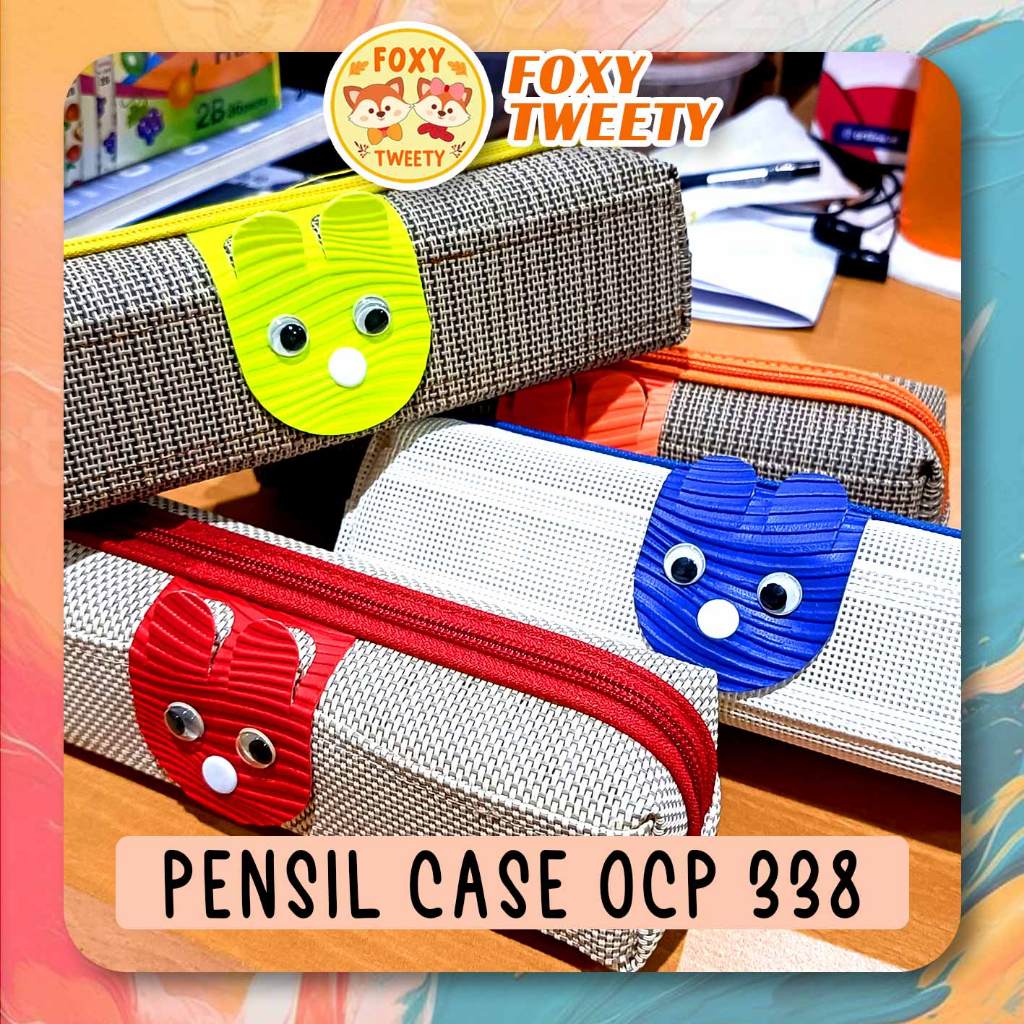 

Pensil Case Lucu Anak-Anak Motif Kelinci Dengan Kantong Depan - OCP 338