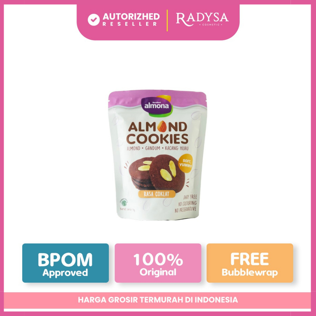 

- BUMBOO ALMONA Almond Cookies Busui Friendly | Snack Cemilan Diet 90gr