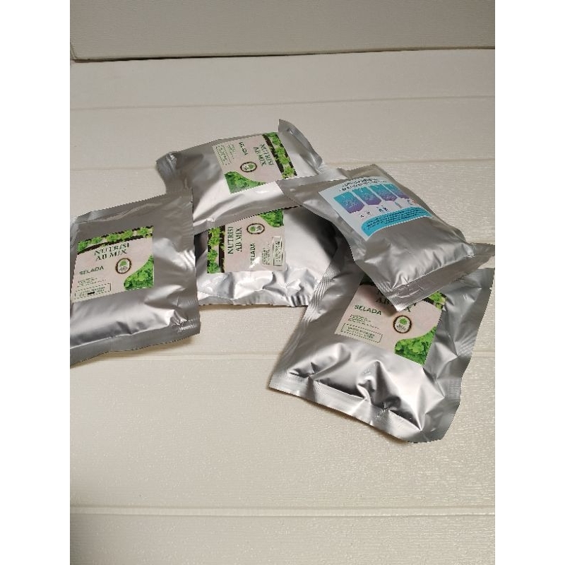 Nutrisi Hidroponik AB Mix Selada Pekatan 500ml Padat Untuk 100 Liter Air