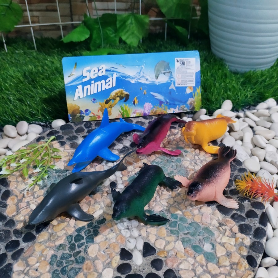 Mainan Miniatur Edukasi Hewan Laut Animal Sea