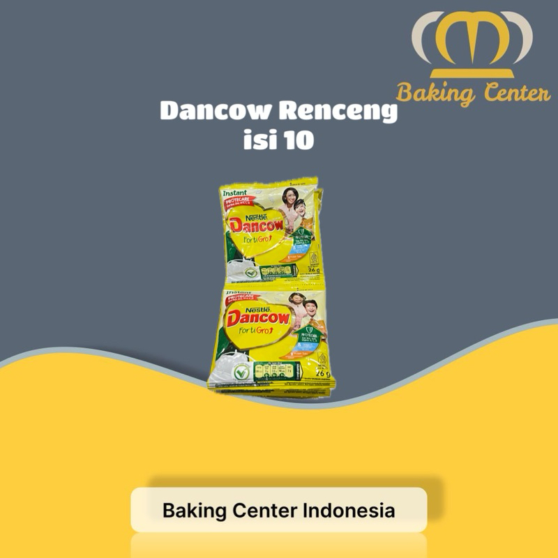 

Susu Bubuk Dancow Sachet Renceng isi 10x27gram