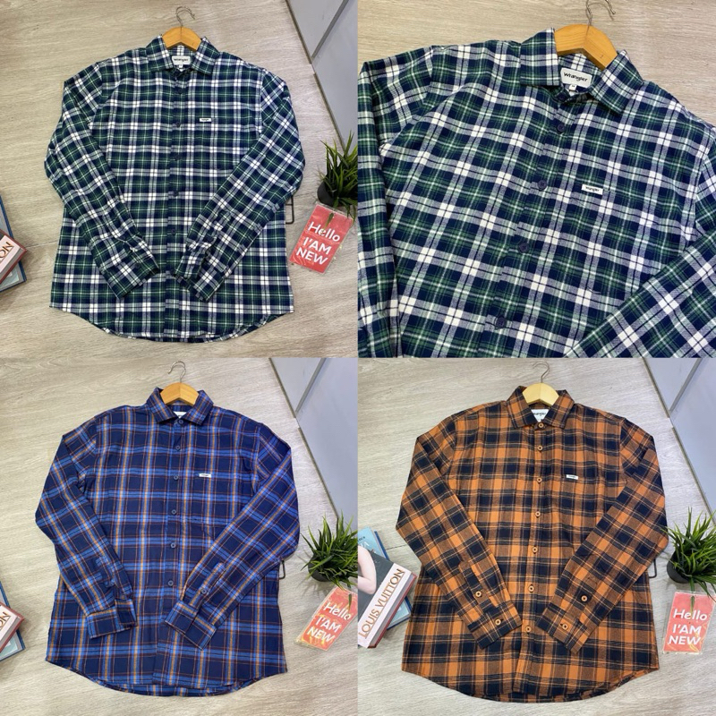 kemeja wrangler pria original