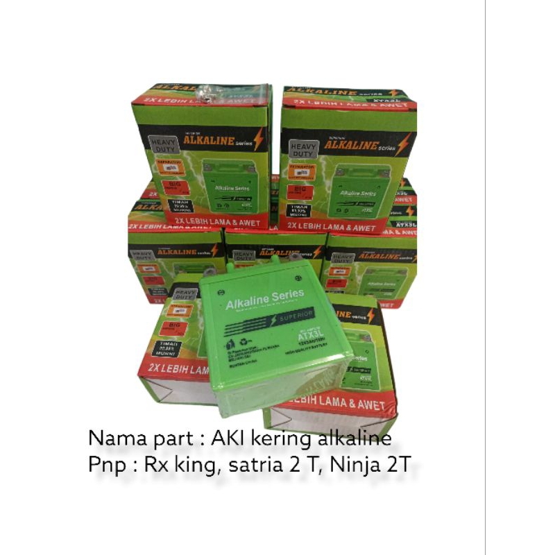 promo ACCU AKI KERING RX KING RX KING NINJA R SATRIA 2T 12v ALKALINE JAPAN TECHNOLOGI
