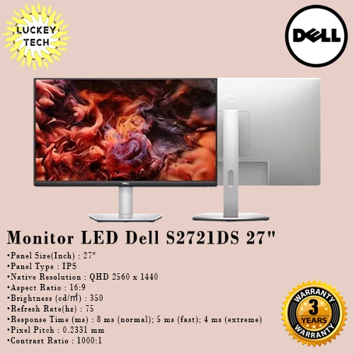 Monitor LED Dell S2721DS 27"