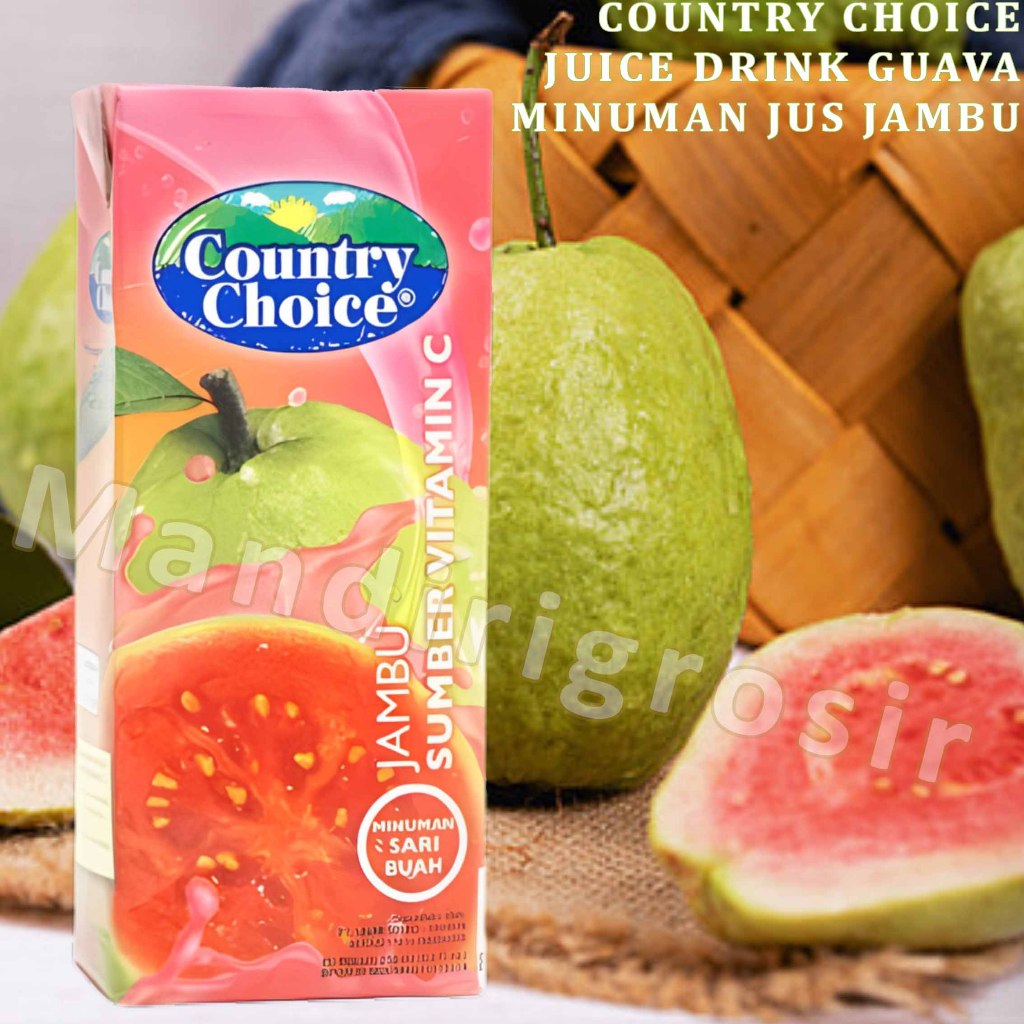 

Minuman Sari Buah * Country Choice * Minuman Jus Rasa Jambu * 250ml