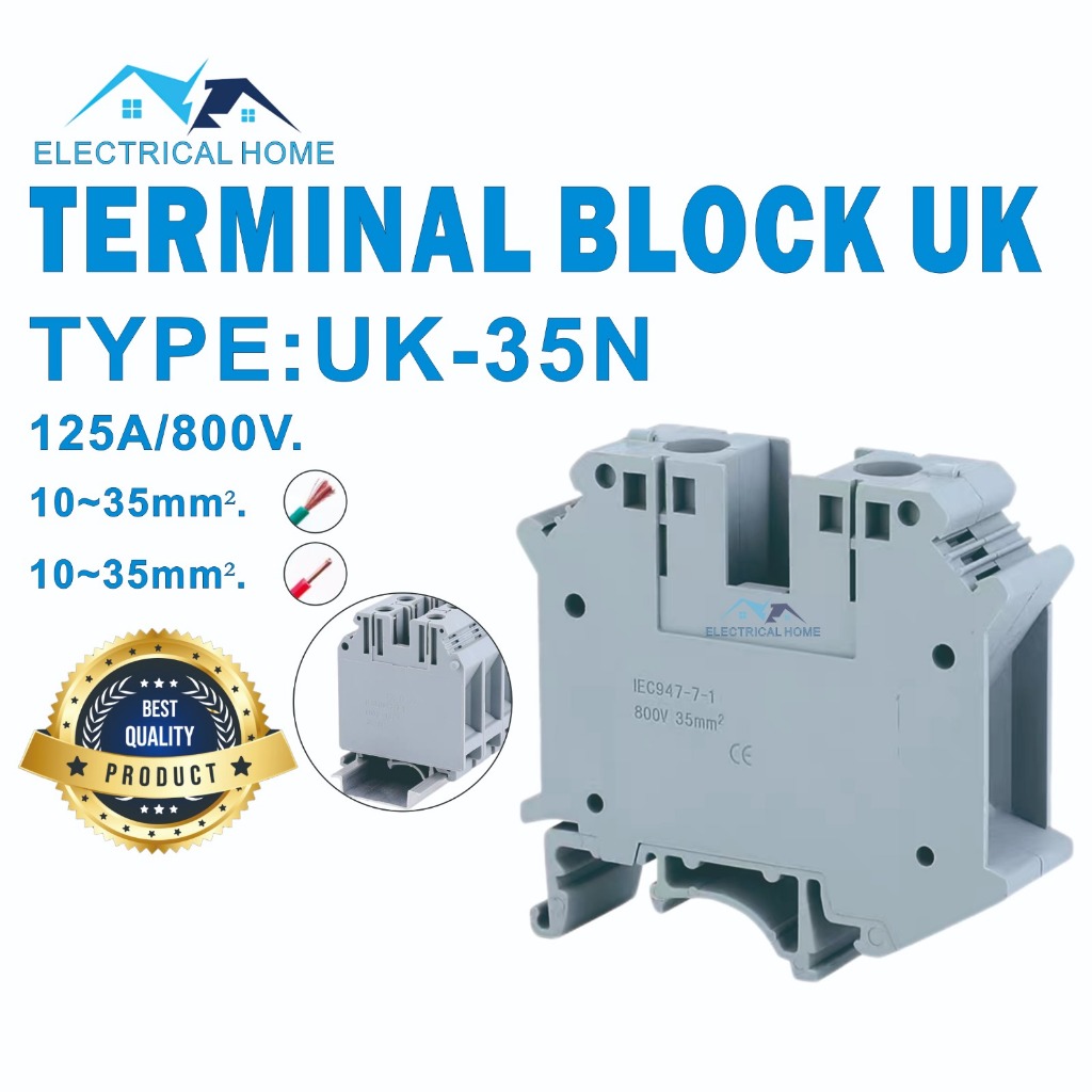 Terminal Block Modular UK-35N (10~35mm) 800V Din Rail