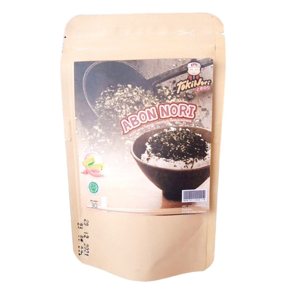 

Abon Rumput Laut Seaweed Nori Tokinori Spicy Pedas Halal 30Gram (Pack)