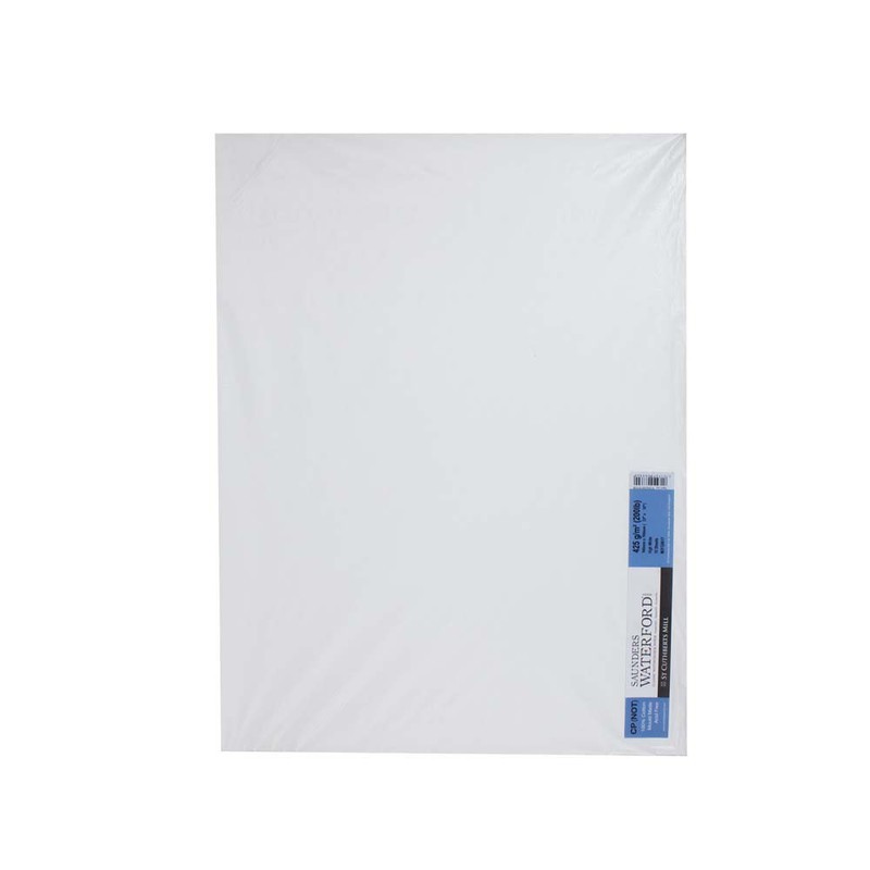 

St Cuthberts Mill Saunders Waterford Cold Pressed High White (4 Deckle Edges) 560X760Mm 425G