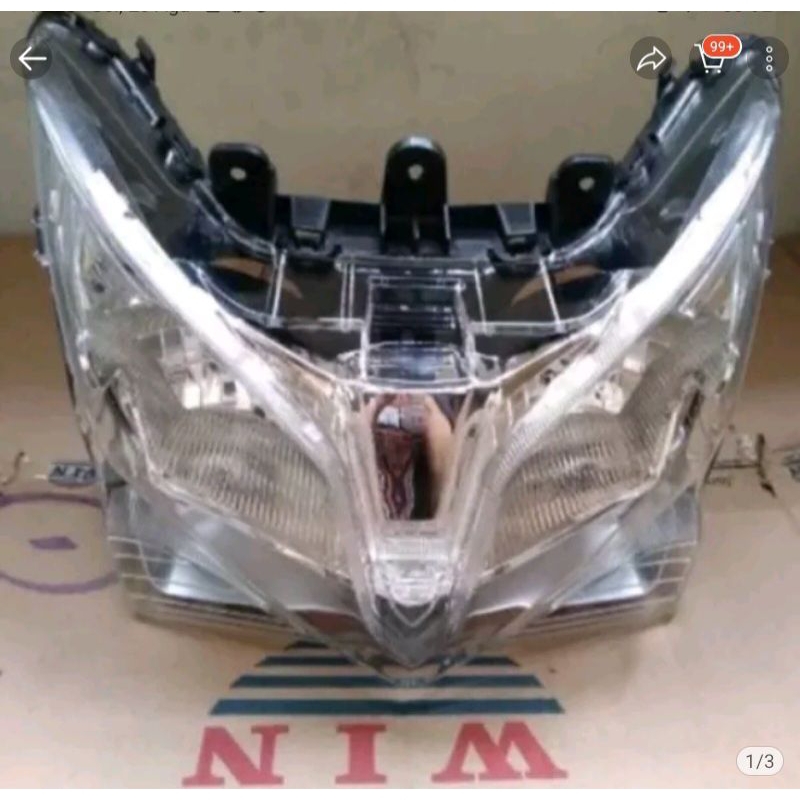 lampu depan vario techno 125/refektor vario techno 125/head lamp vario techno 125