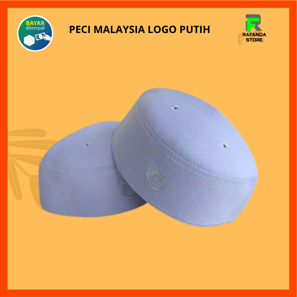 Peci Malaysia Exclusif / Songkok Malaysia Putih Premium