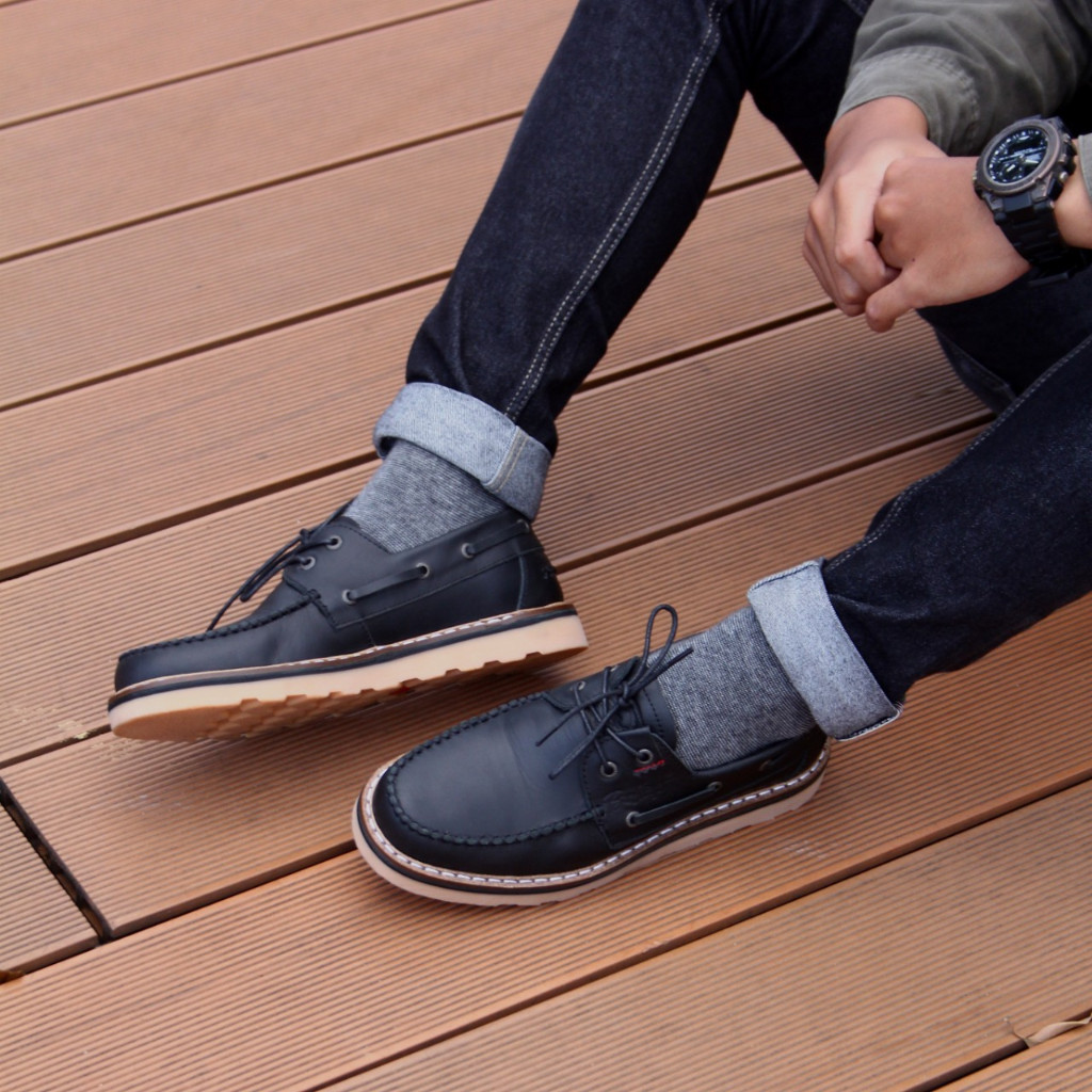 Sepatu Kulit Pria Bradleys Zapato Inc Black