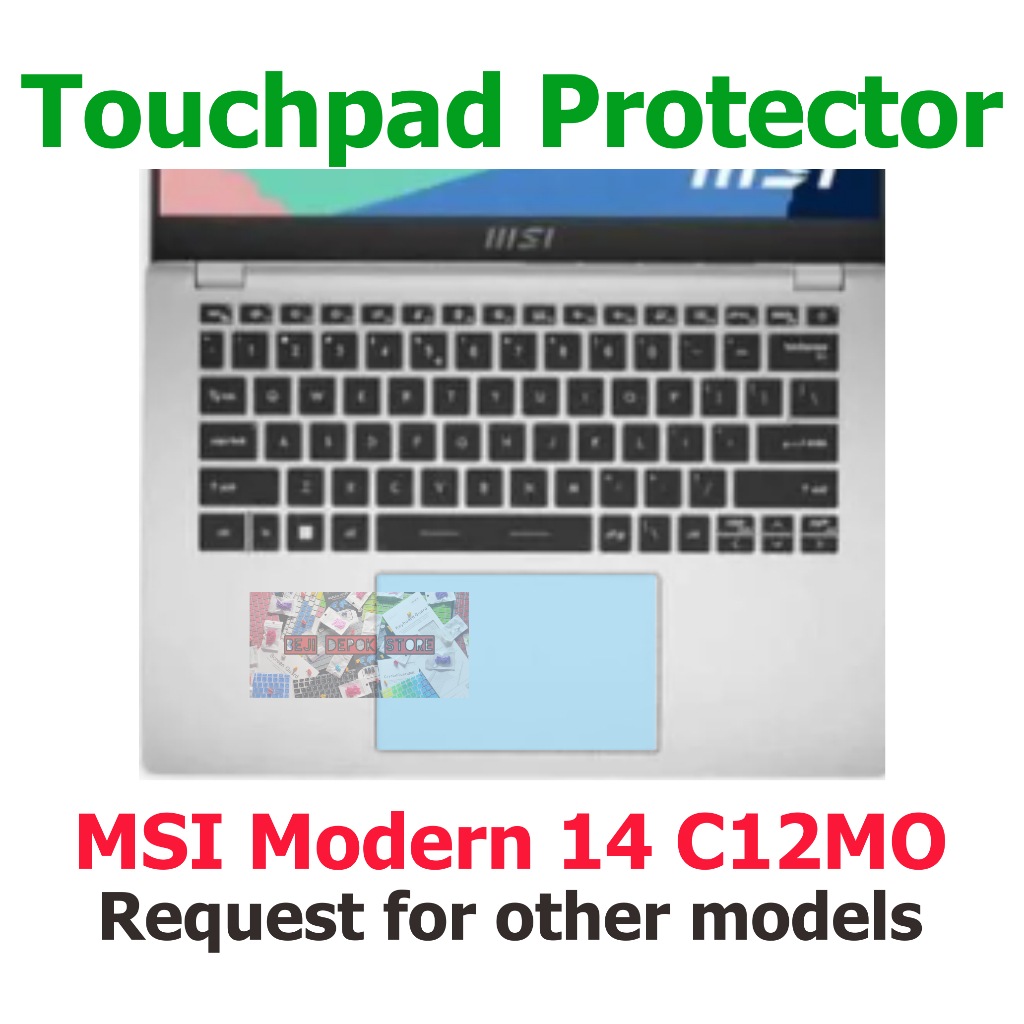 Touchpad Protector MSI Modern 14 C12MO